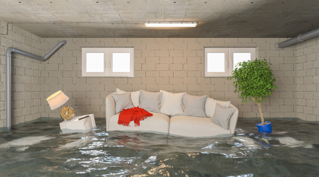 Water damage? A professional cleaning is a must!